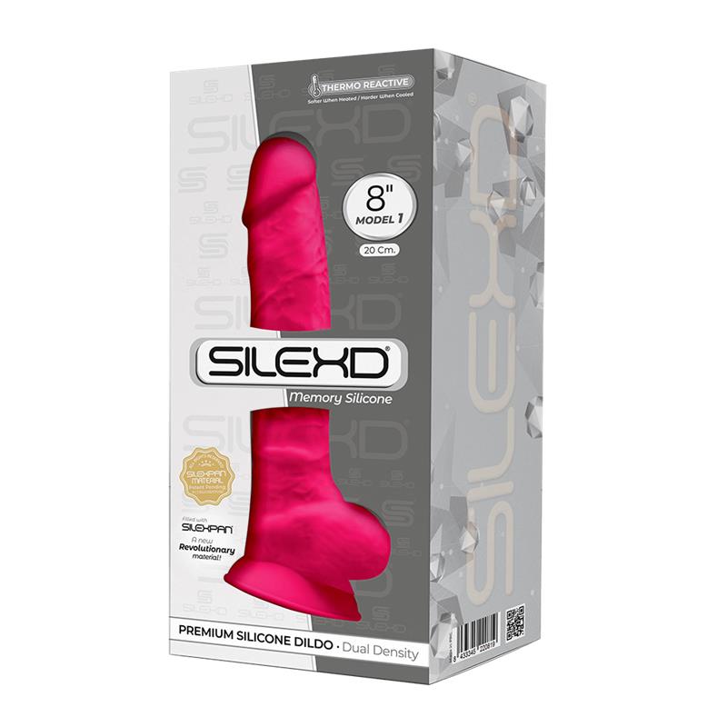 Dildo Dual Density Model 1 8 Rosa