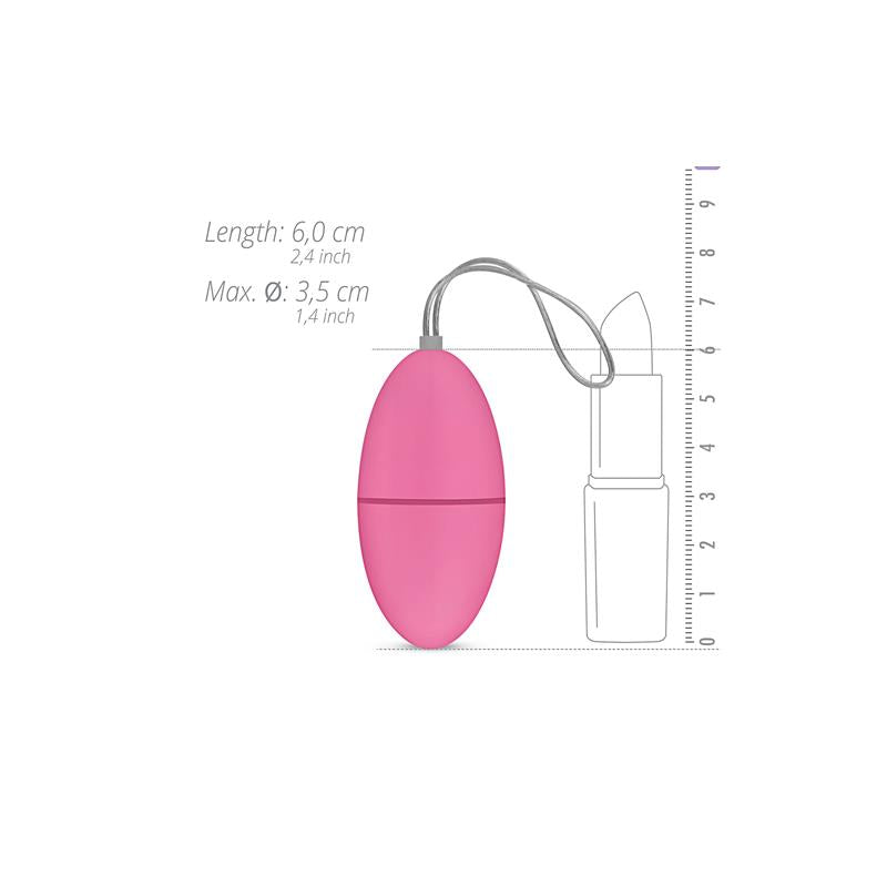 Huevo Vibrador Control Remoto Rosa