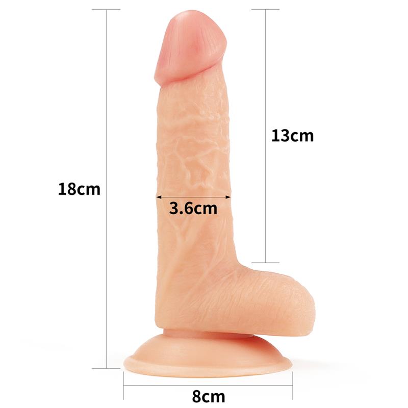 Dildo The Ultra Soft Dude 8 Natural